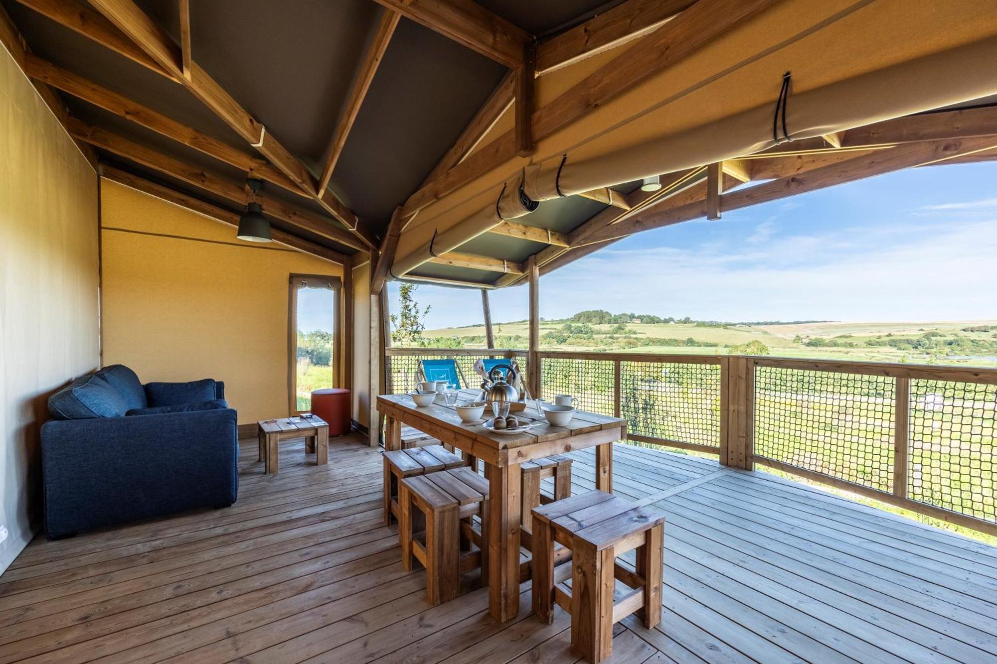 Camping Domaine Saane Et Mer Quiberville Exterior foto