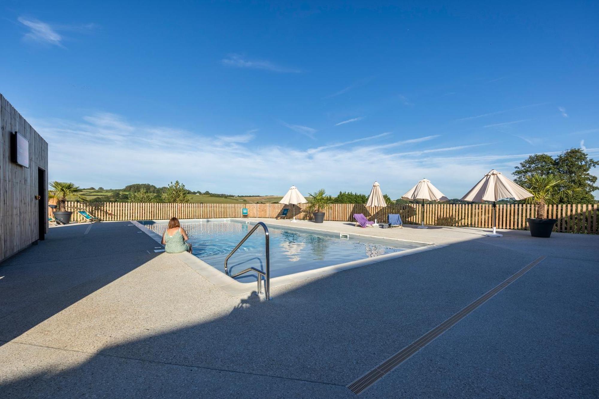 Camping Domaine Saane Et Mer Quiberville Exterior foto